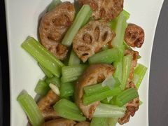 西芹菜百合酿藕片-黑明餐厅(白鹭洲店)