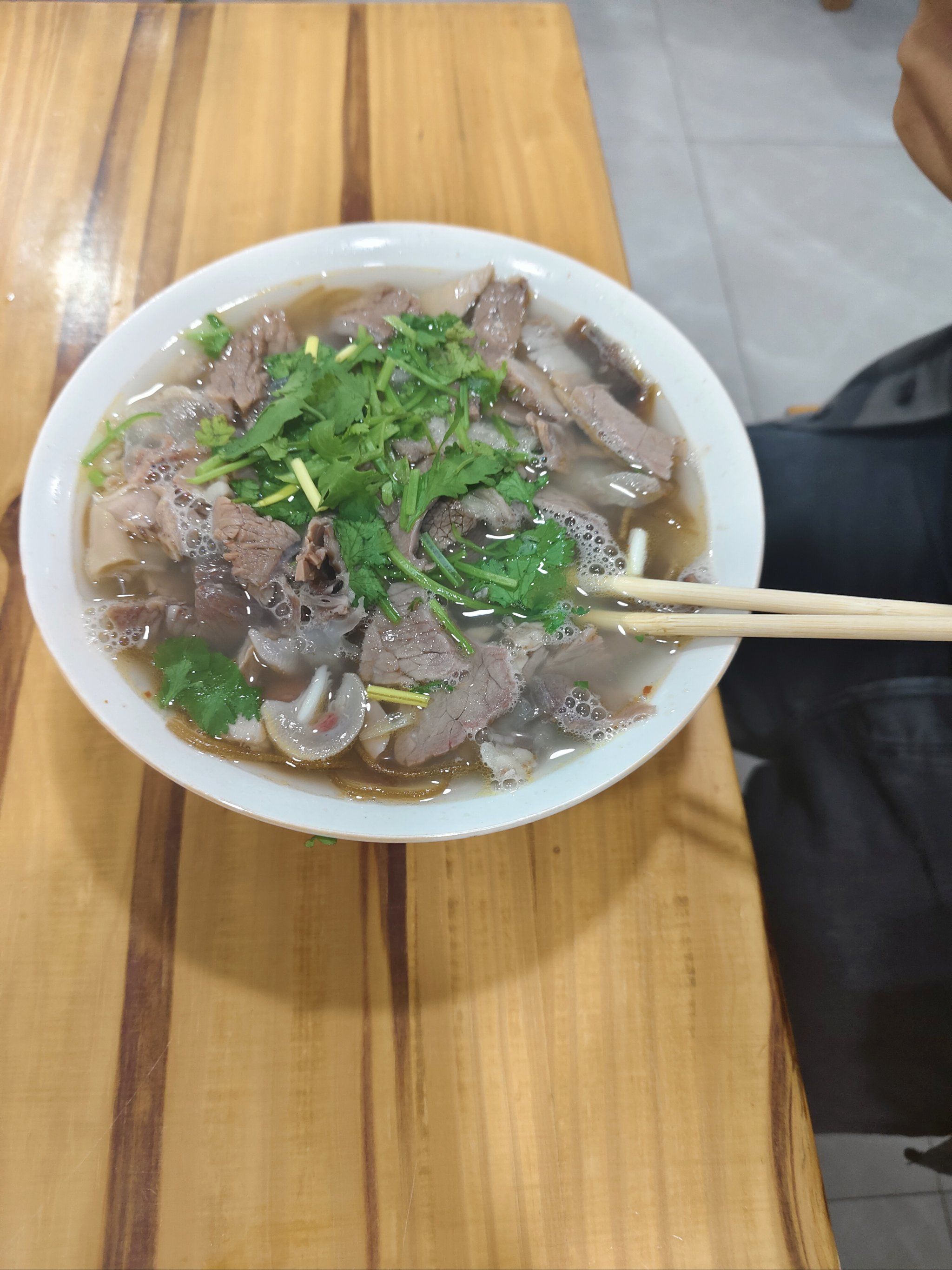 清汤牛肉的轻盈味