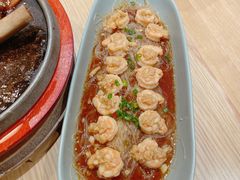 生焗蒜香虾仁-蜜桃餐厅·伴山(绿宝广场店)