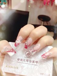 蛮久之前的一副作品-甲壳儿美甲美睫