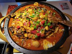 蒜香味烤鱼-鸣记脆皮烤鱼·海鲜烤鱼(三八广场店)