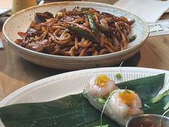 椒麻鸡炒乌冬面-魏客咖啡(中铁中心店)