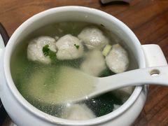 鲜嫩黄花鱼丸汤-将相和·海鲜蒸饺大连菜