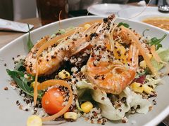芒果藜麦虾沙拉-源·新派中西餐厅(青蓝山美食一条街店)