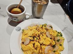 招牌叉烧葱花滑蛋饭-深仔记茶餐厅(亚士厘道店)
