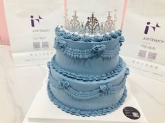 6英寸复古风动物奶油蛋糕-艾加柒克蛋糕茶歇甜品台(春熙路店)