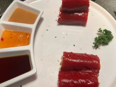 红米脆皮鲜虾肠-蝴蝶里·粤菜·点心(滨江龙湖店)
