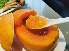 木瓜炖官燕-享月汤皇·海鲜小火锅·聚会(曲江创意谷店)