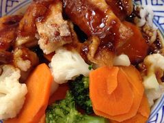 照烧鸡排饭沙拉套餐-吉野家(红博中央公园店)