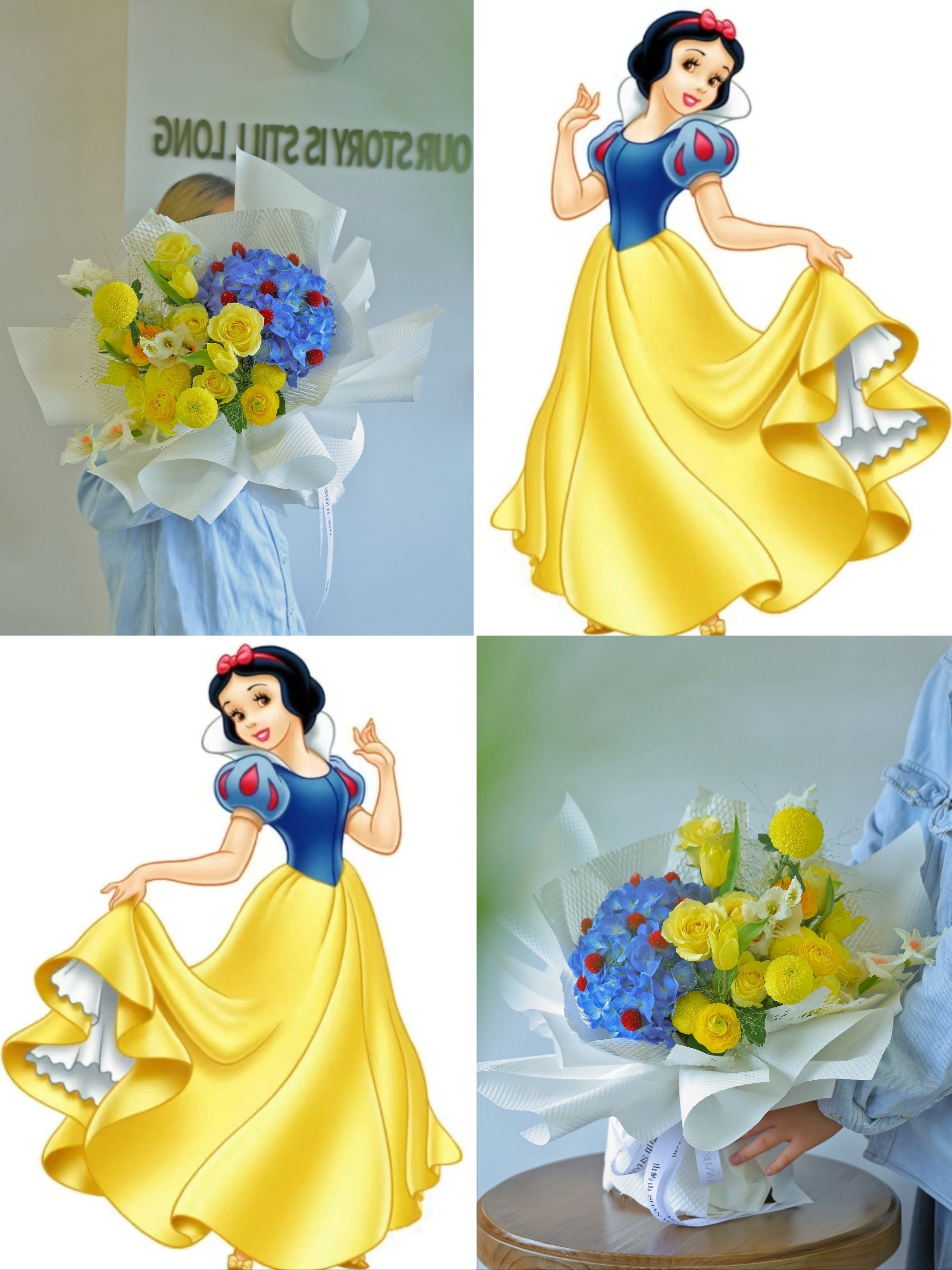 白雪公主花束 万州花店