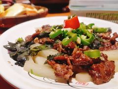 炒小黄牛肉-园林美食城·本土农家菜(杨和镇店)