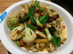 干锅有机花菜-胖老汉椒麻鸡清真新疆菜(西御街店)