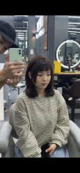 点击看大图 -藤野造型烫发染发