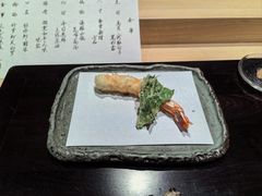 竹节虾天妇罗-元熹会席料理