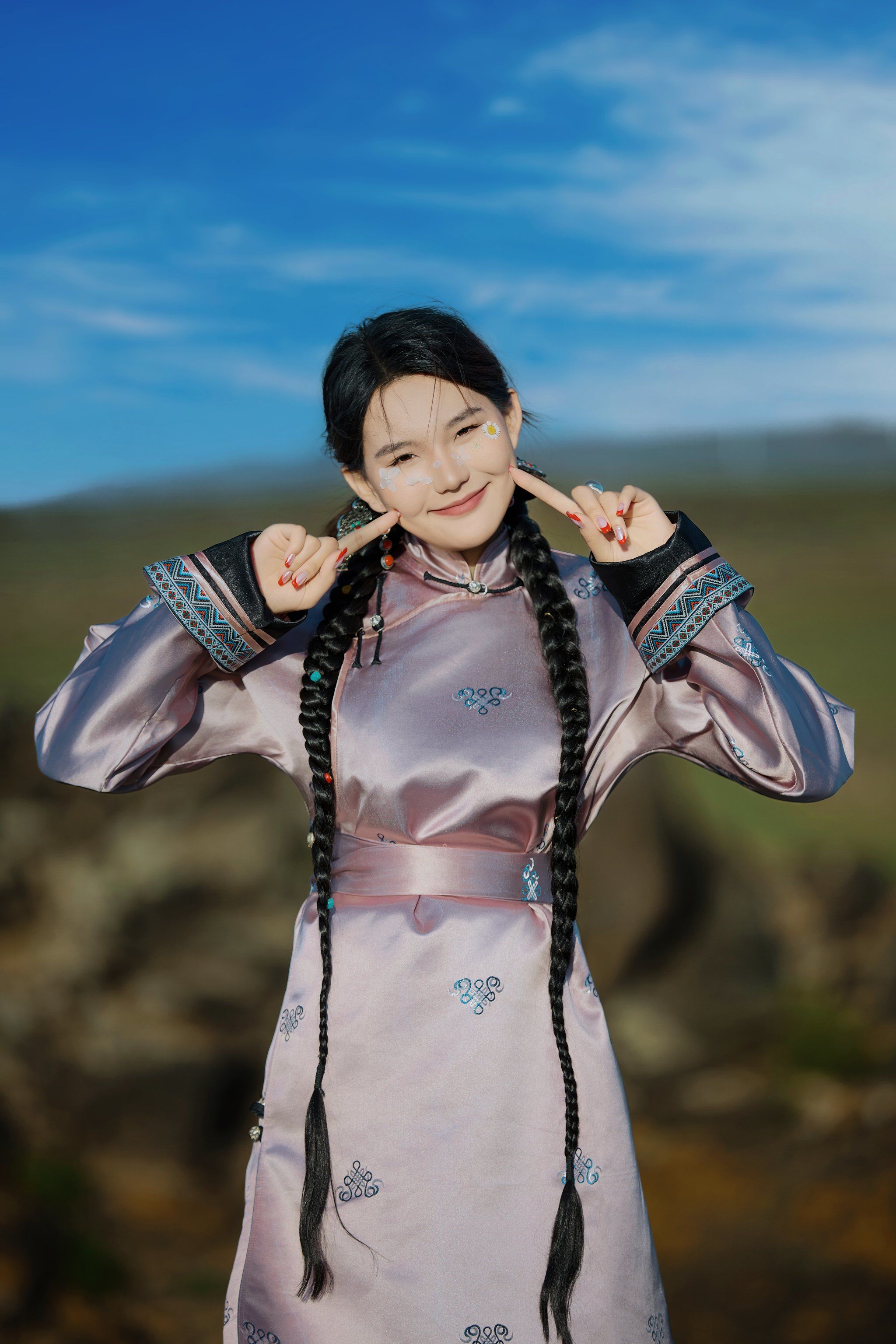 画中走出的蒙古姑娘 甜甜你必须美美哒