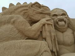 游乐设施&nbsp;没想到金刚也来了&nbsp;太酷了-平潭国际旅游岛·龙王头沙滩运动基地