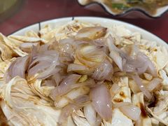 白灼腐竹-华园农庄·特色炭烧鸡·北江河鲜