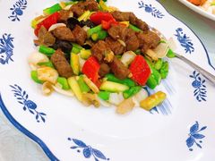 芦笋百合牛肉粒-寻味顺德·南记酒家·传统顺德菜·鱼生(广源路店)