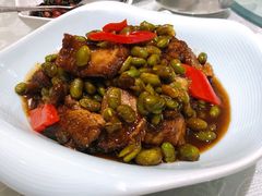 毛豆烟熏黄鱼-金八仙酒店