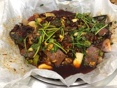 麻辣鸭血纸包鱼-有鱼吃·纸包烤鱼(曲江创意谷店)