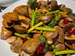 辣炒黄蚬-悦海·家宴·冰花皮皮虾大锅贴(宝龙店)