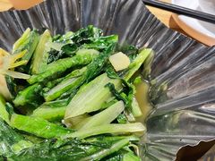 清炒油麦菜-六月雪干锅(涪城万达广场店)