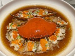 葱油蒸红膏蟹-玫瑰厅上海菜(兴国路店)