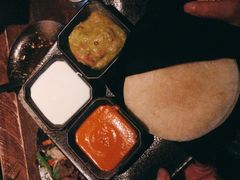 配饼和三种酱料-Q MEX 库迈墨西哥餐吧(三里屯店)