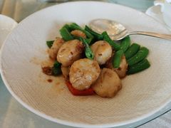 龙豆炒带子-上海和平饭店龙凤厅 Dragon Phoenix