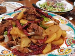 两人新疆沙湾大盘鸡-巴依老爷新疆美食(望京小街店)