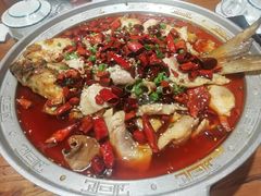 -东来菜馆•手抓海鲜家常菜•海鲜锅贴(鸽子窝店)