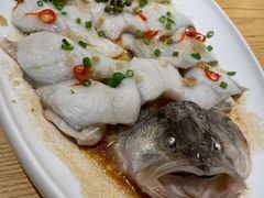 鲜花椒冬菜蒸鲈鱼-粤集·手工粤菜(皇庭广场店)