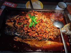 香辣味凌波鱼-探鱼·鲜青椒爽麻烤鱼(东城万达广场店)