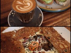 鸡蛋蘑菇熏肉荞麦可丽饼-RAC BAR(安福路店)