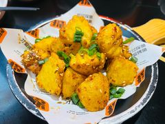 孜然锅巴土豆-探鱼·鲜青椒爽麻烤鱼(广州欣荣广场店)