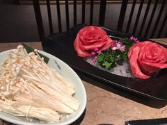 玫瑰雪花牛舌-捞王锅物料理(四川北路店)