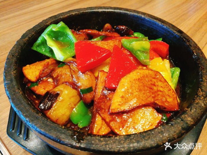 香厨中餐厅-石锅地三鲜-菜-石锅地三鲜图片-哈尔滨美食-大众点评网