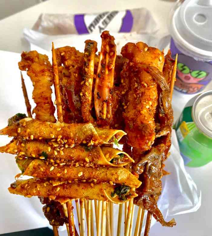 小又又炸串贩卖店(文安路店)-"叫的外卖,非常难吃.包装真的很好,不过.