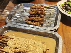 特色碳烤羊肉串-老兰家传统烧烤炒菜泡馍(小南门店)
