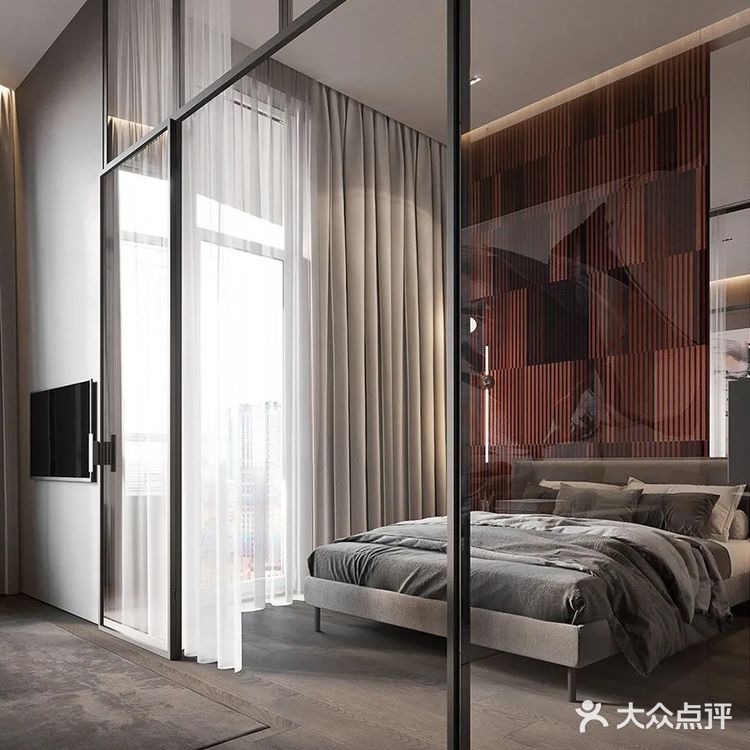 44㎡暗色系小宅，一个人住也要很舒适~