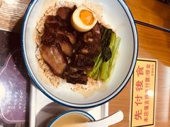 烧排骨+叉烧饭-彩虹站·香港烧腊茶餐厅