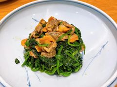 菠菜拌毛蛤-山东宾馆·齐鲁苑餐厅