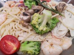 冰岛大虾球蟹棒意大利面-西语·炭烧牛排(卓越中寰店)