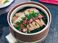 陕南腊肉蒸大白鸡枞菌-西安凯悦酒店·湖畔中餐厅