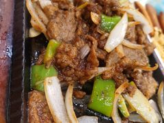 顶级铁板黑椒牛柳-桃子餐厅·天津菜(红星路直营店)