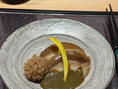 矶煮鲍鱼配鲍鱼肝酱-小十Omakase(地王大厦店)