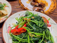 炒红薯叶-得福农庄