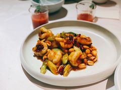 宫爆渤海虾球-稍可轩博物馆餐厅