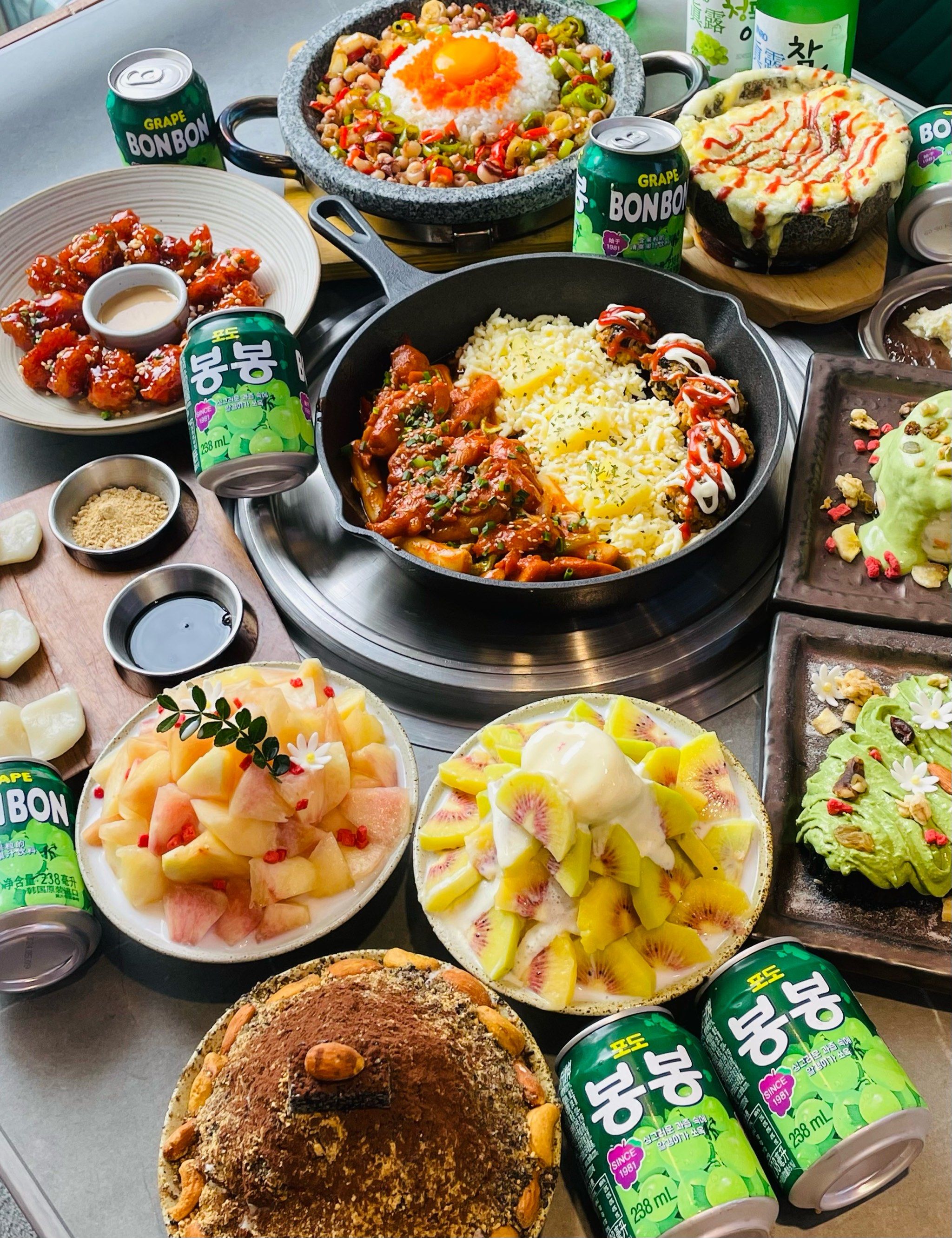 韩国料理店天花板