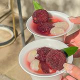 喝上了赵盼儿同款杨梅荔枝冰饮啦～满屏溢出来的夏天气息